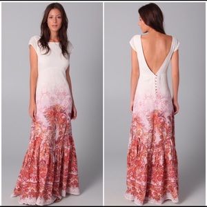 ISO Free people paisley linen maxi dress 0 or 2